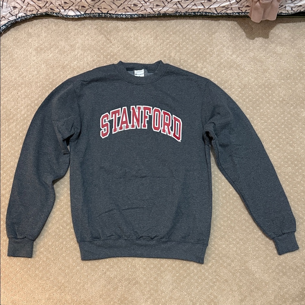 *NWOT* Stanford Grey Crewneck Sweatshirt, Dark Grey, Size M